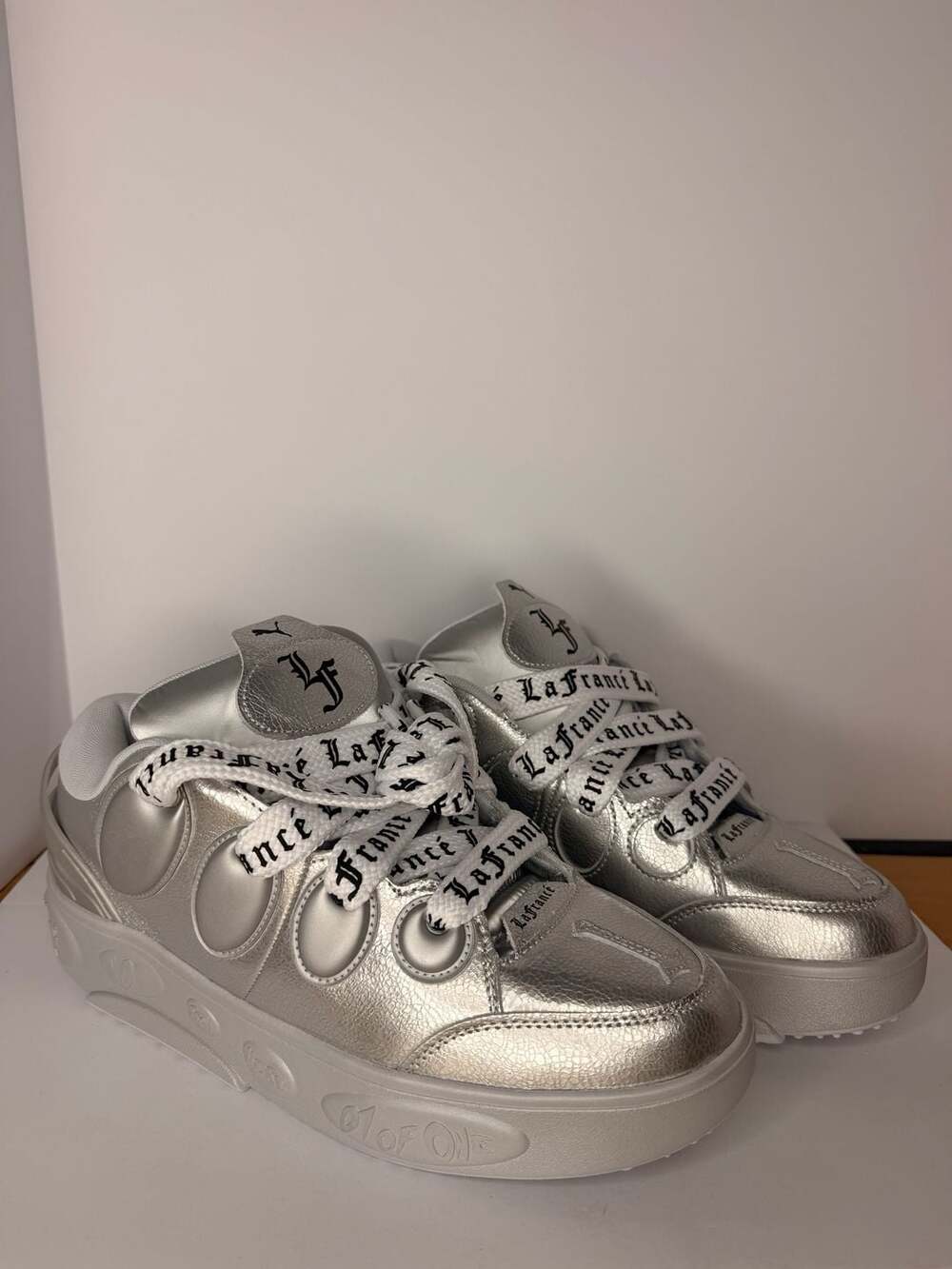 Puma x LaMelo Ball LaFrancé 'Written in Chrome' Silver Mist Sneakers